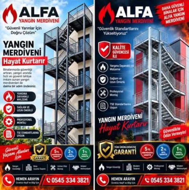 Ataşehir Yangın Merdiveni