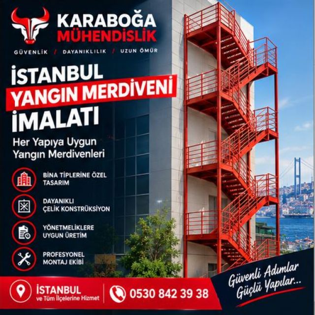 Otel Yangın Merdiveni Firması